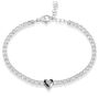 Bracciale Tennis Lady Chic Acciaio Cristallo