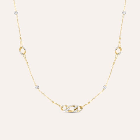 Collana Christelle Oro Giallo Cristallo - Collane Donna | Stroili
