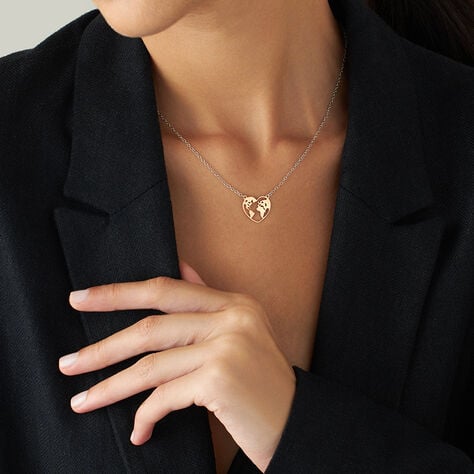 Collana Silver Collection Argento Bicolore Bianco / Rosa - Collane Donna | Stroili