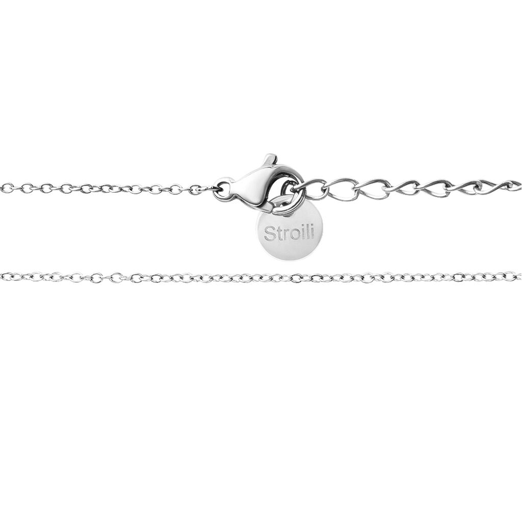 Collana Lady Chic Acciaio Bicolore Bianco / Rosa Cubic Zirconia - Collane Donna | Stroili