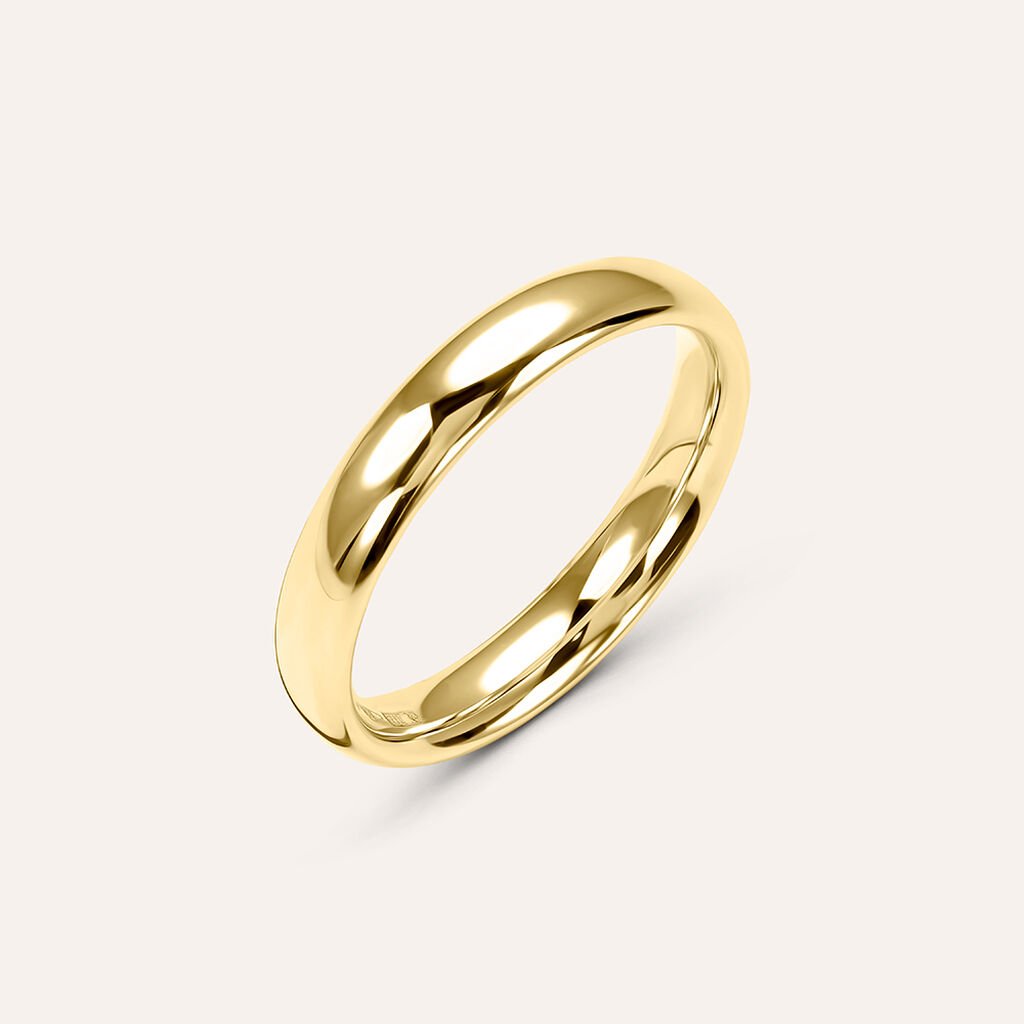 Fede Comoda Leggera 3.5 mm Oro Giallo