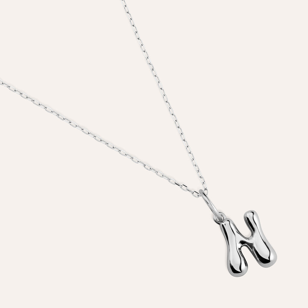 Pendente Love Beats Argento Rodiato