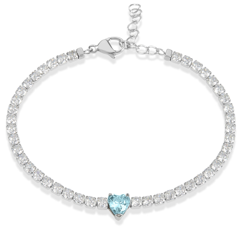 Bracciale Tennis Lady Chic Acciaio Cristallo - Bracciali Tennis Donna | Stroili