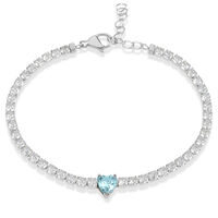 Bracciale Tennis Lady Chic Acciaio Cristallo