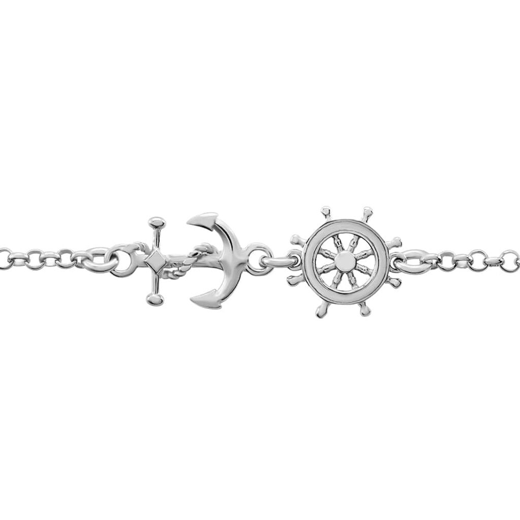 Bracciale Gentleman Argento Rodiato - Bracciali Uomo | Stroili