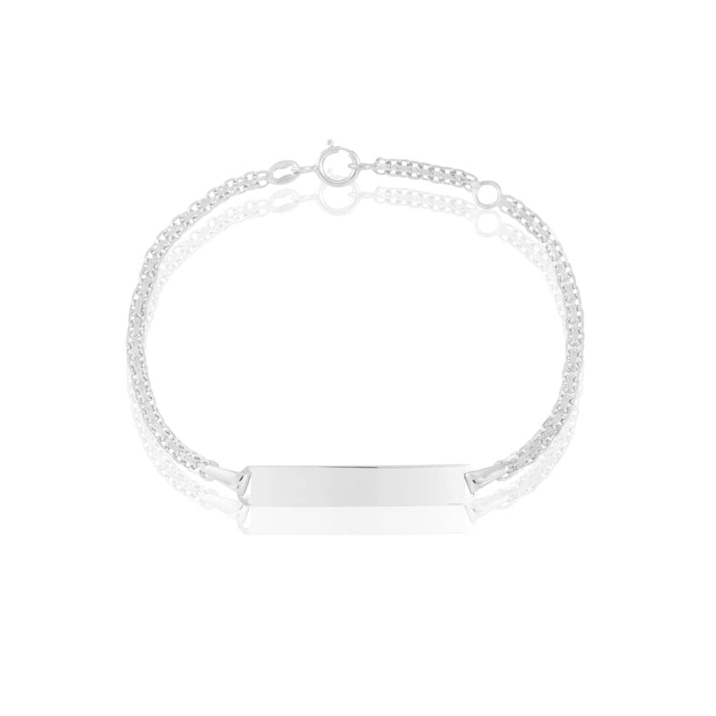 Bracciale bambino in oro bianco