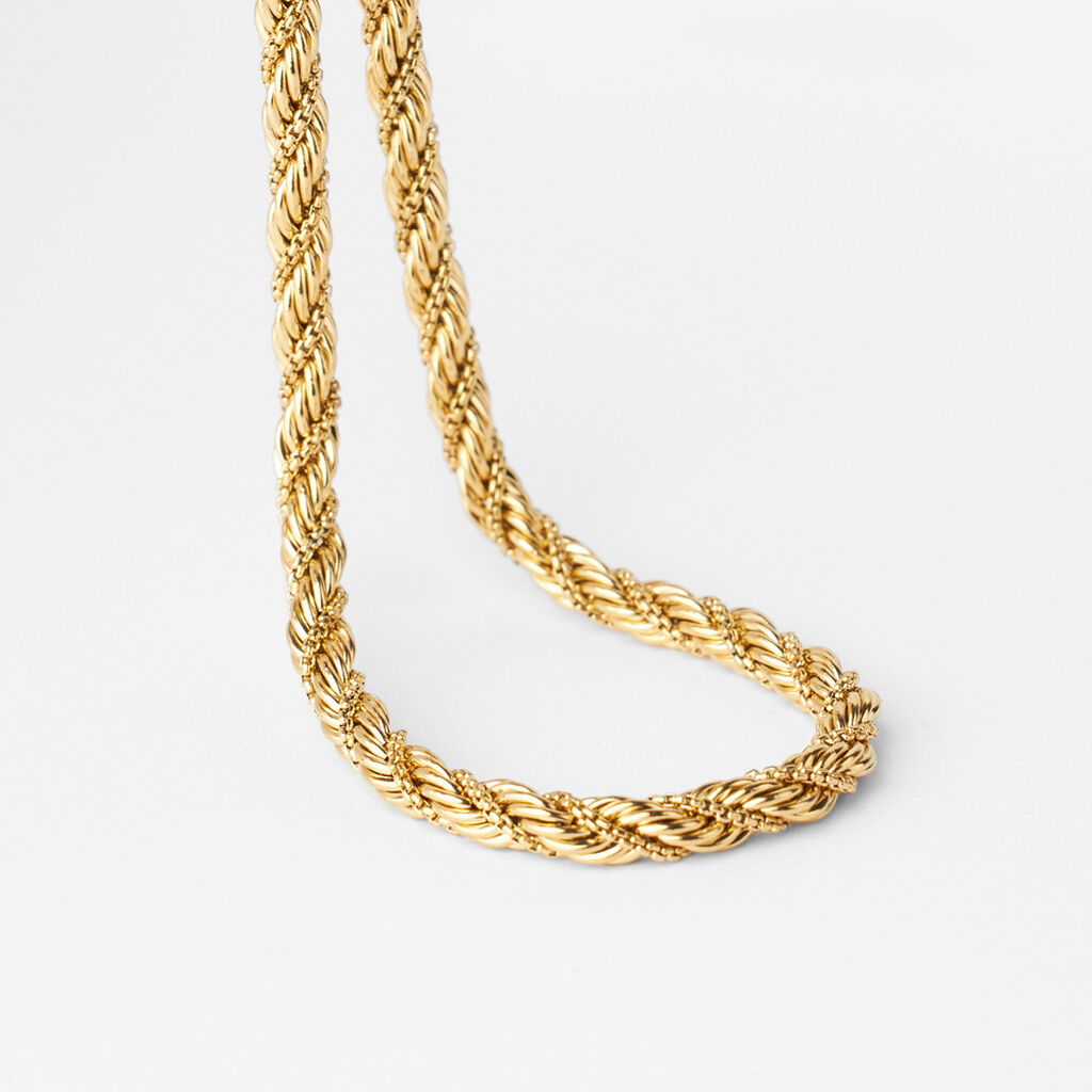 Catena Lady Code Acciaio Dorato - Collane Catena Donna | Stroili