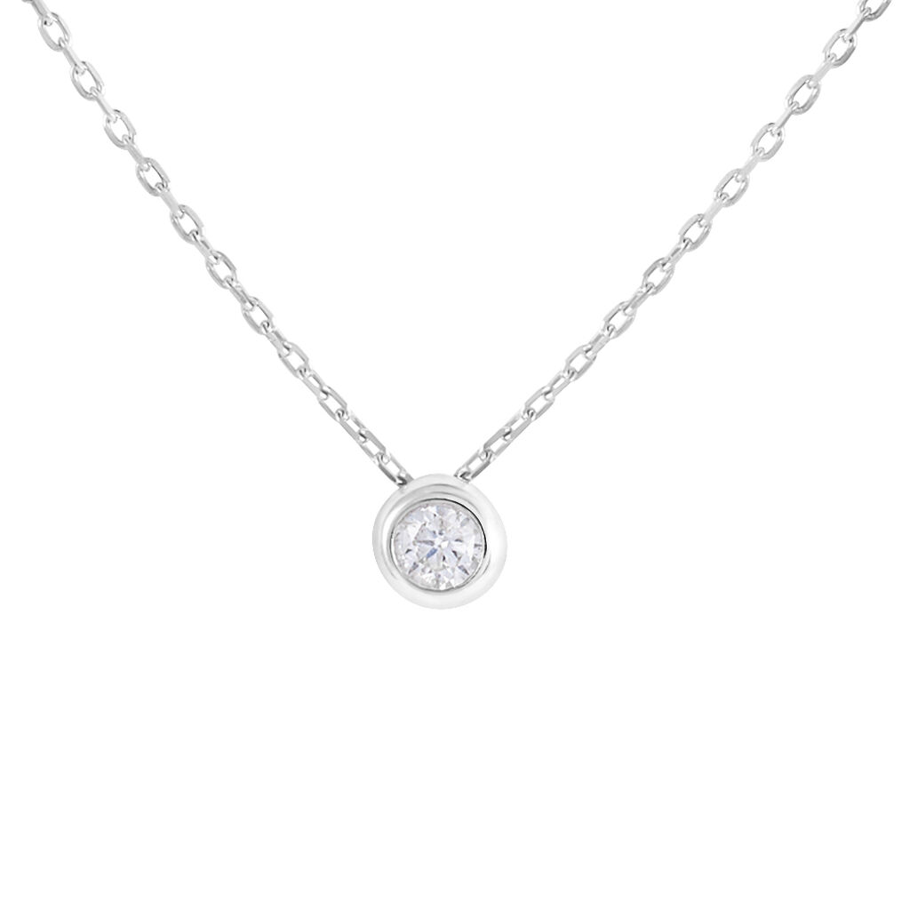 Collana Punto Luce Grace Oro Bianco Diamante - Collane Punto Luce Donna | Stroili