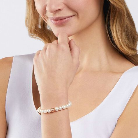 Bracciale Gabrielle Oro Rosa Perla D'Acqua Dolce - Bracciali Donna | Stroili