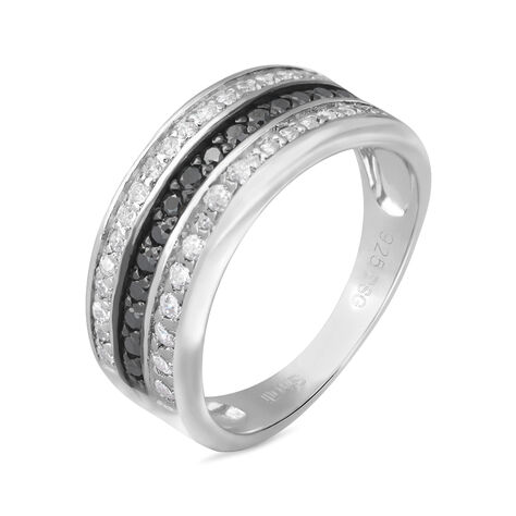 Anello Fascia Silver Shine Argento Rodiato Cubic Zirconia - Anelli con Pietre Donna | Stroili