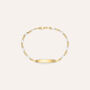 Bracciale Con Targhetta Holy Oro Bicolore