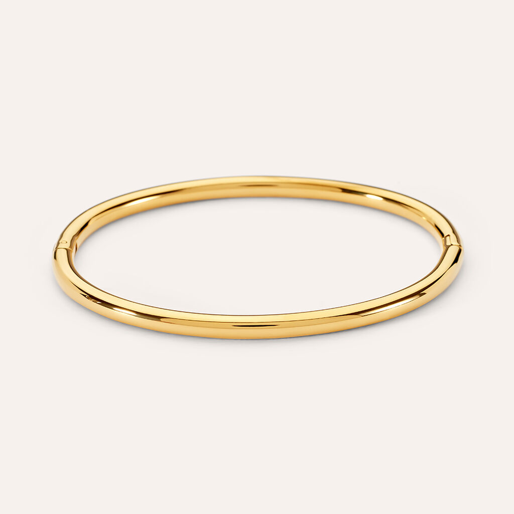 Bangle Lady Code Acciaio Dorato - Bracciali Rigidi Donna | Stroili