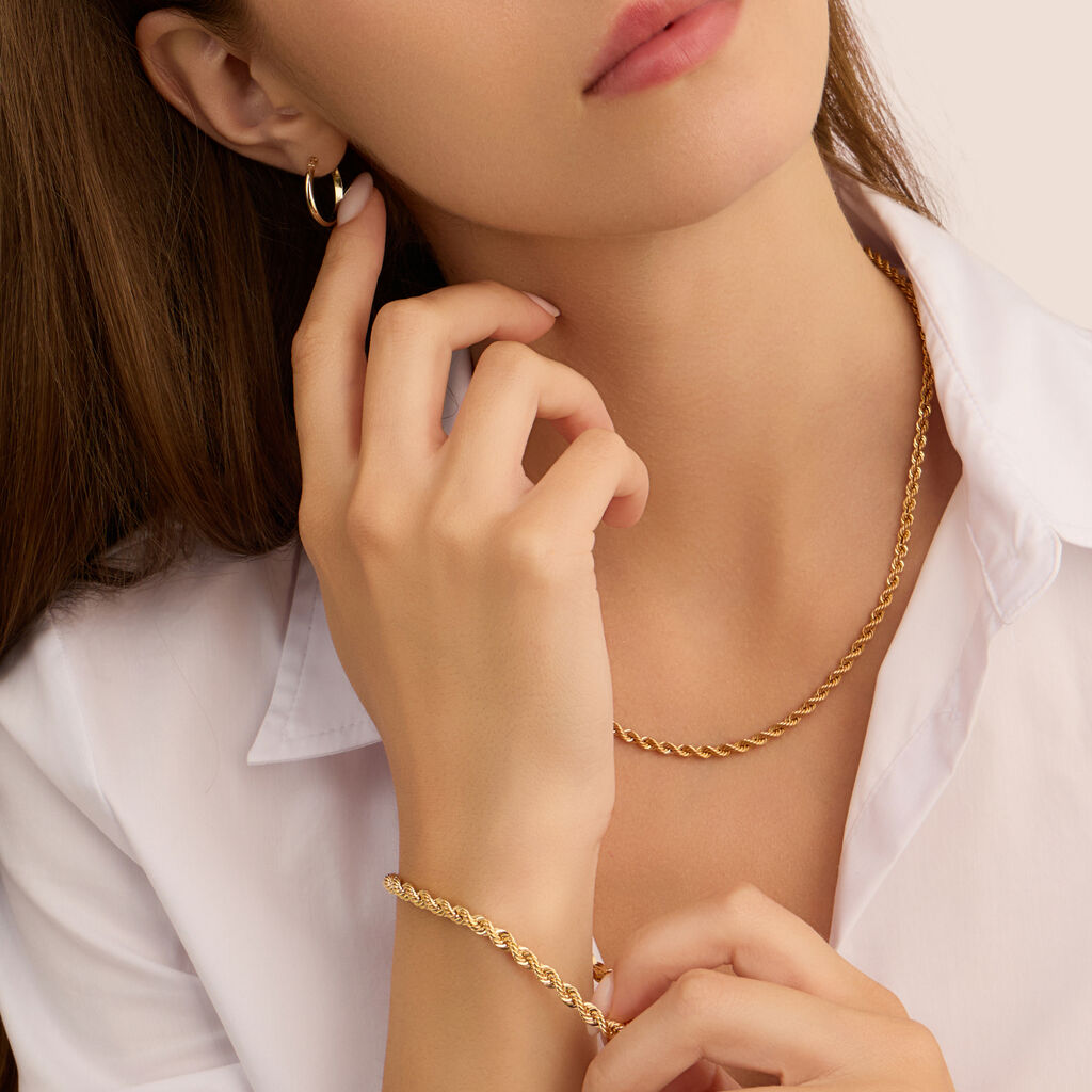 Orecchini A Cerchio Toujours Oro Giallo