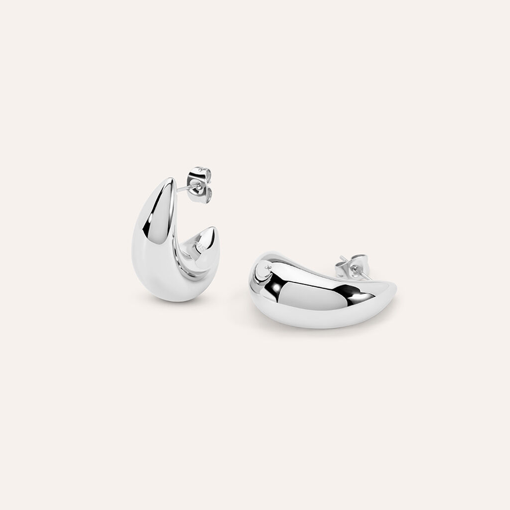 Orecchini Lobo Moonlight Acciaio