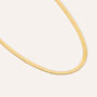 Collana Radiance Acciaio Dorato