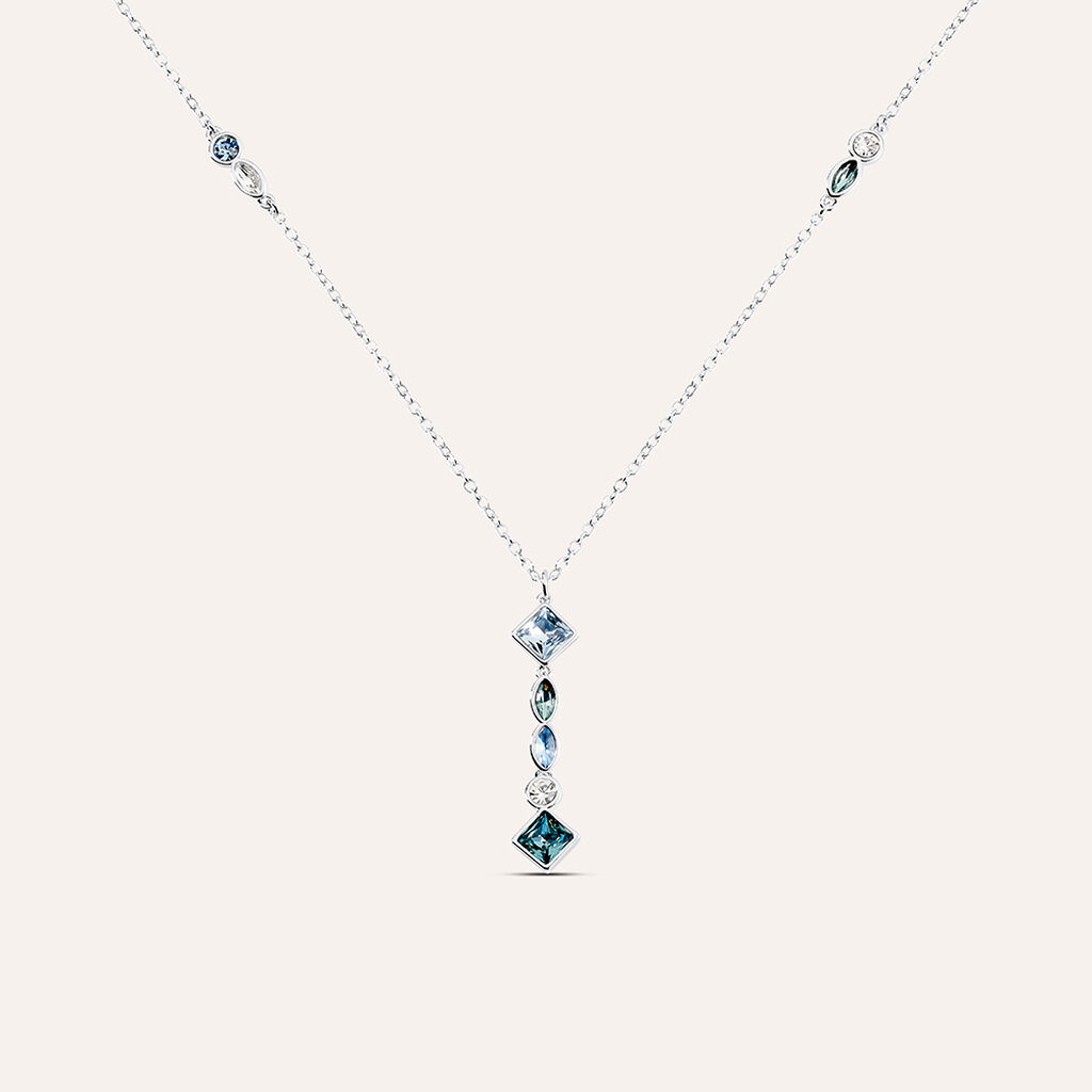 Collana Violet Ottone Cristallo