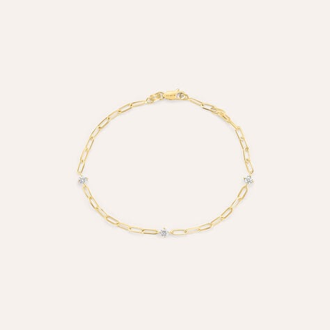 Bracciale Catena Diamade Glam Oro Giallo Diamante Lab-Grown - Bracciali Donna | Stroili