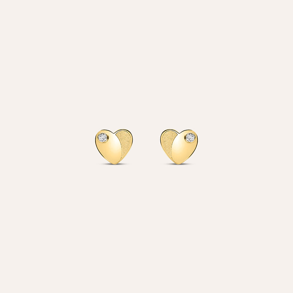 Orecchini Lobo Bon Ton Oro Giallo Cubic Zirconia - Orecchini a Lobo Donna | Stroili