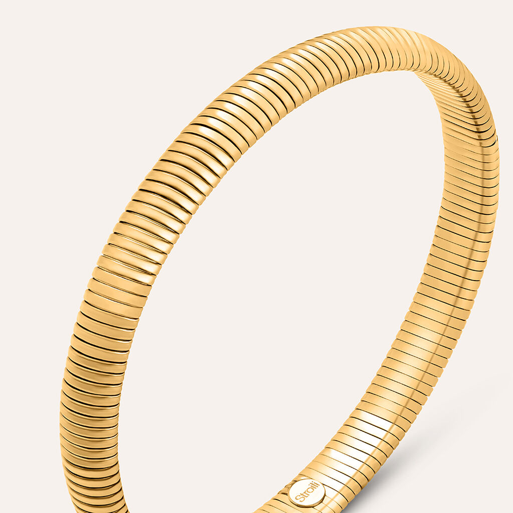 Bracciale Tubogas Radiance Acciaio Dorato