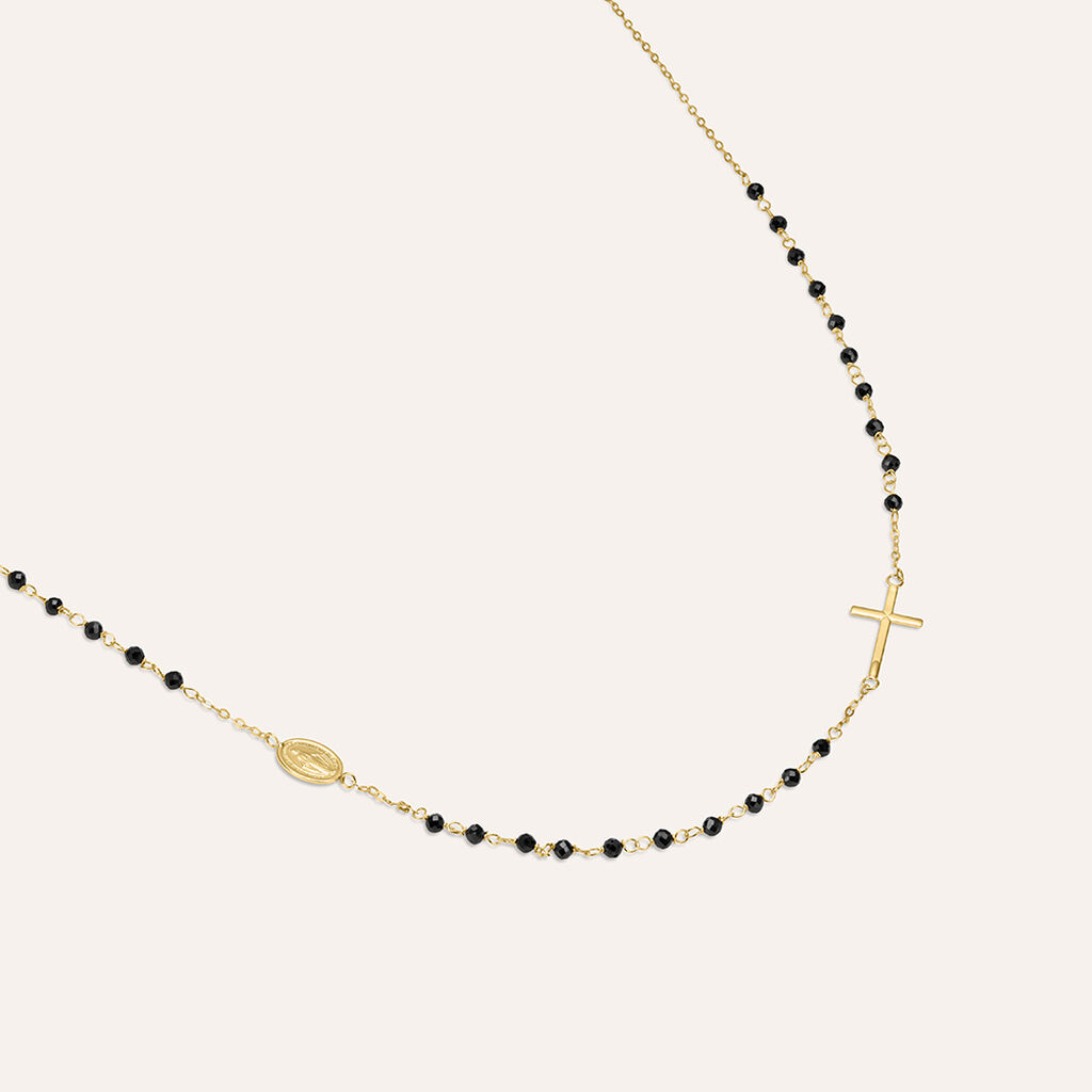 Collana Rosario Holy Oro Giallo Spinello