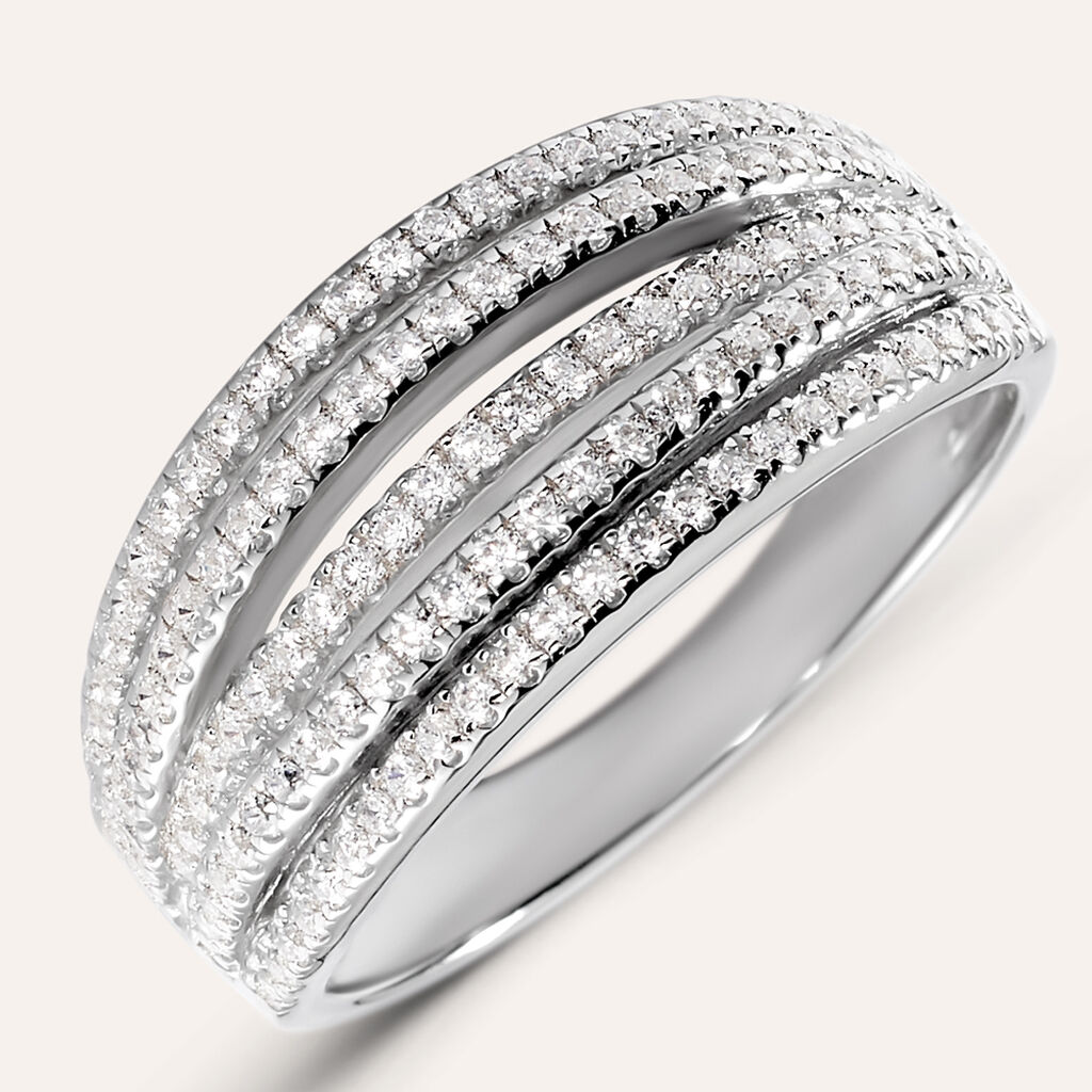 Anello Fantasia Silver Shine Argento Rodiato Cubic Zirconia