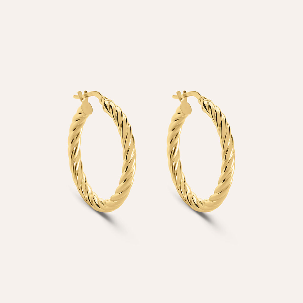 Orecchini A Cerchio Toujours Oro Giallo