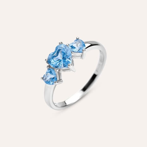 Anello Trilogy Silver Rainbow Argento Rodiato Cubic Zirconia - Anelli con Pietre Donna | Stroili