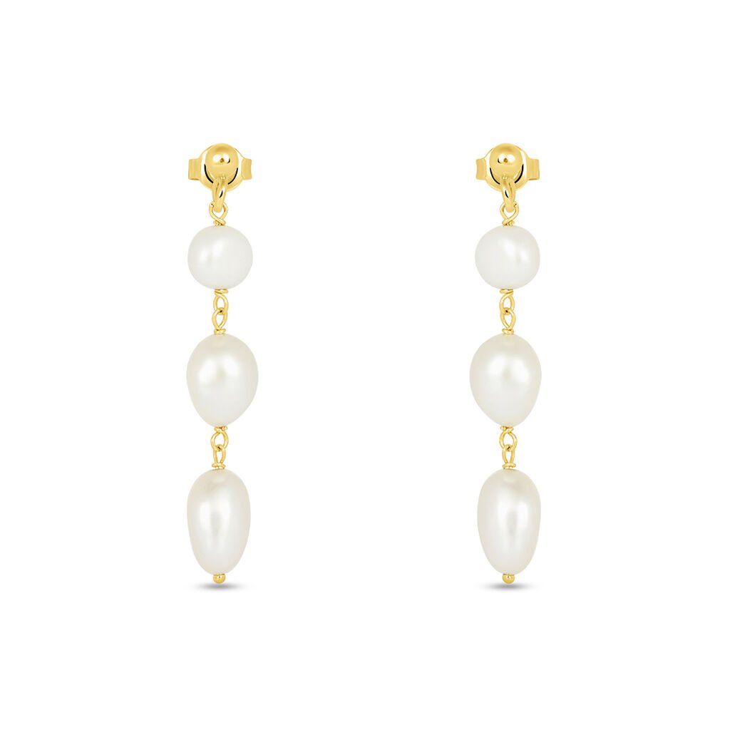 Orecchini Pendenti Gabrielle Oro Giallo Perla D'Acqua Dolce - Orecchini Pendenti Donna | Stroili
