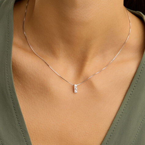 Collana Trilogy Silver Elegance Argento Rodiato Cubic Zirconia - Collane Donna | Stroili