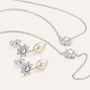 Bracciale Silver Pearls Argento Rodiato Perla sintetica Cubic Zirconia