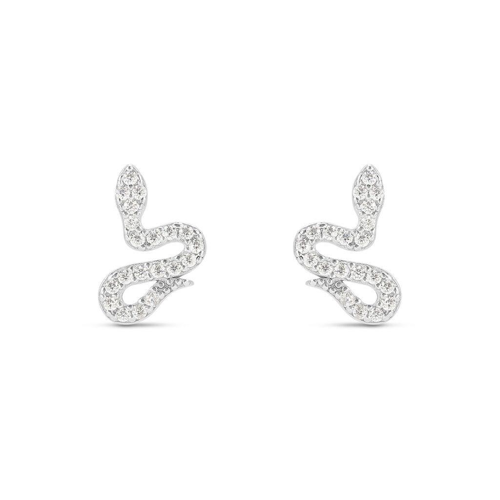Orecchini Lobo Silver Moments Argento Rodiato Cubic Zirconia - Orecchini a Lobo Donna | Stroili