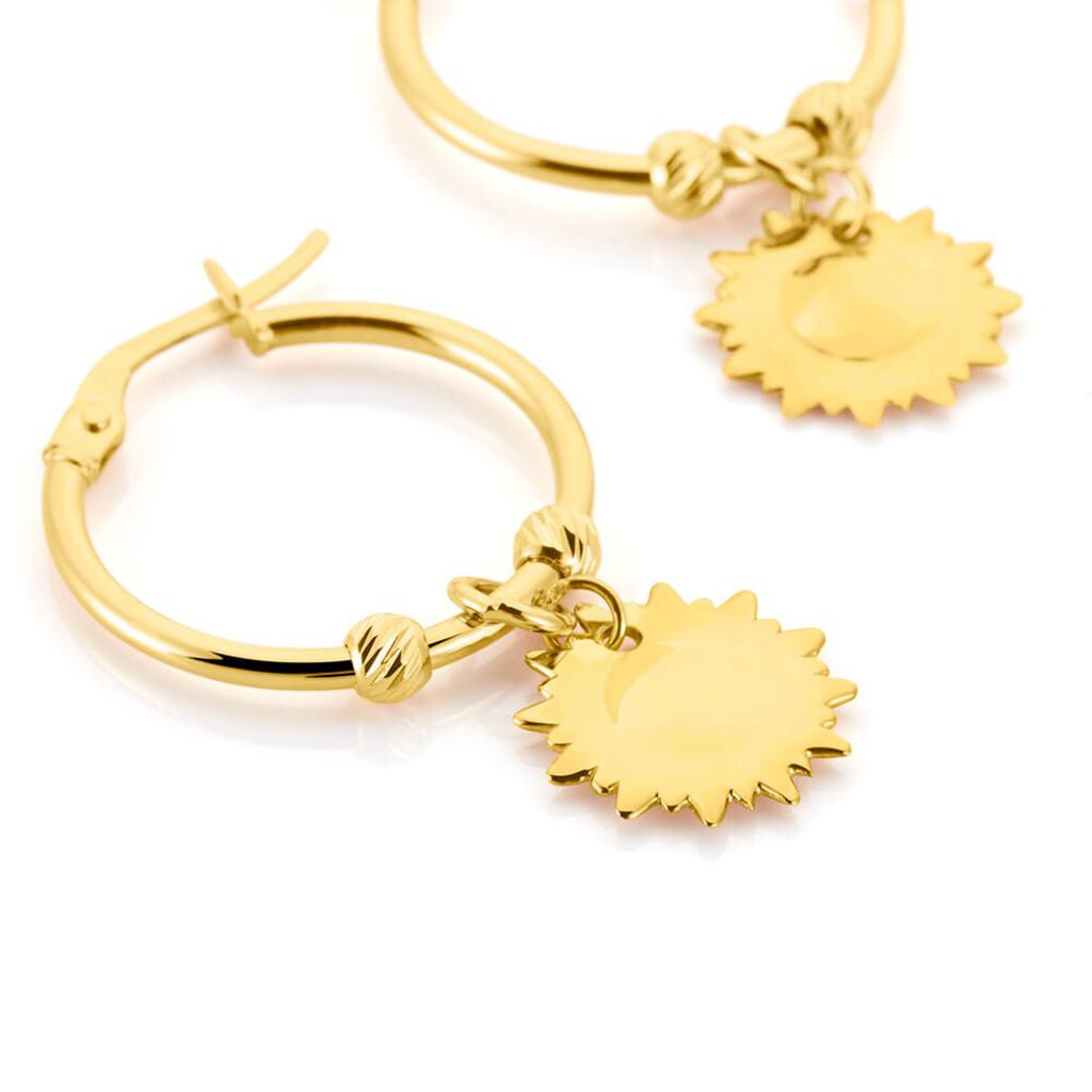 Orecchini A Cerchio Beverly Oro Giallo