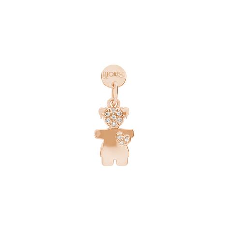 Pendente Love Beats Argento Rosa Cubic Zirconia - Ciondoli Donna | Stroili