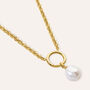 Pendente Po&egrave;me Oro Giallo Perla D'Acqua Dolce