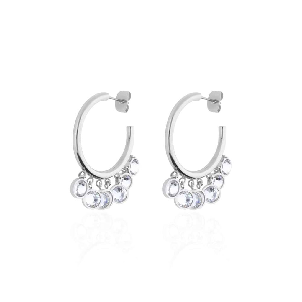 Orecchini a cerchio Lady Chic Wow Acciaio