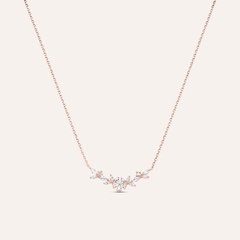 Collana Silver Elegance Argento Rosa Cubic Zirconia - Collane Donna | Stroili