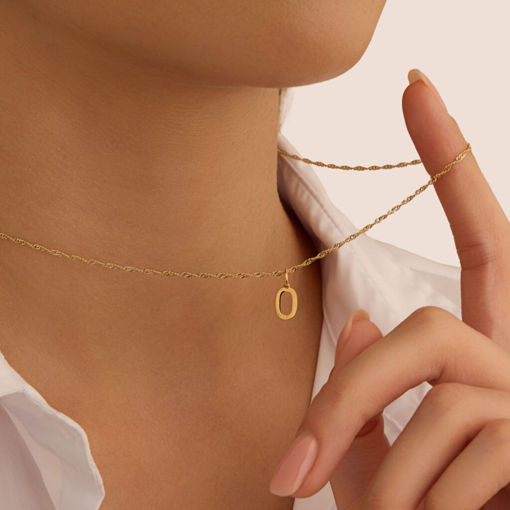 Pendente Poème Oro Giallo