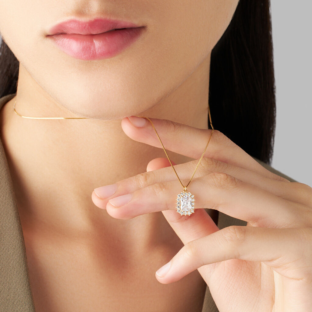 Collana Claire Oro Giallo Cubic Zirconia