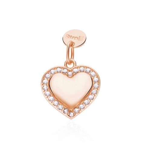 Pendente Love Beats Argento Rosa Cubic Zirconia - Ciondoli con Incisione Donna | Stroili