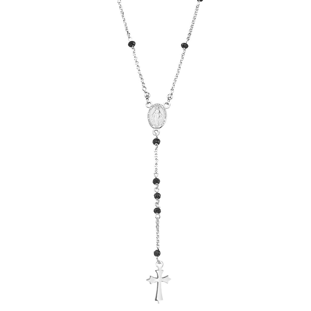 Collana Rosario Silver Soul Argento Rodiato Cristallo - Collane Rosario Donna | Stroili