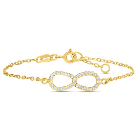 Bracciale Christelle Oro Giallo Cristallo - Bracciali Love Donna | Stroili