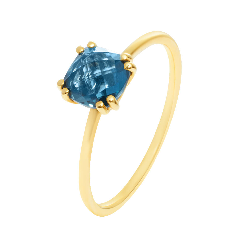 Anello Solitario Amelie Oro Giallo Topazio 1419195 Stroili