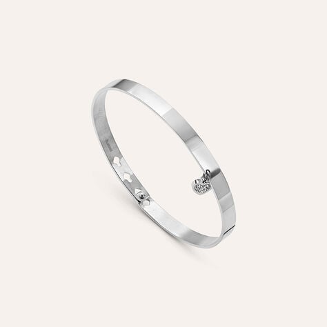 Bangle Sunrise Acciaio Cristallo - Bracciali Rigidi Donna | Stroili