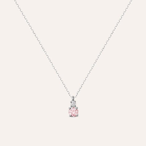 Collana Doppio Punto Luce Diamade Oro Bianco Diamante Lab-Grown - Collane Punto Luce Donna | Stroili