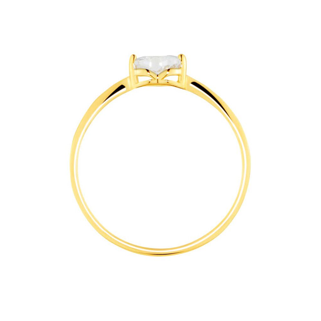 Anello Solitario Claire Oro Giallo Cubic Zirconia - Anelli con Pietre Donna | Stroili