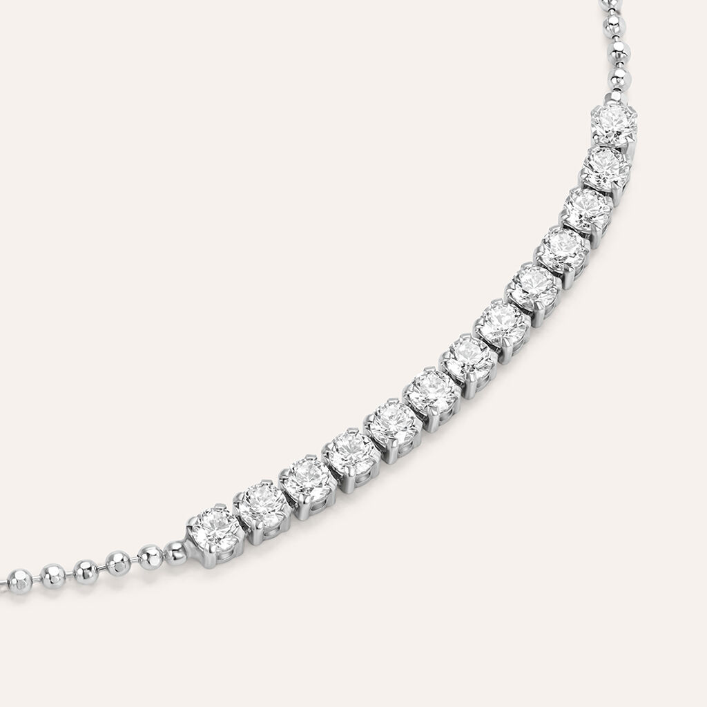 Bracciale Tennis Silver Elegance Argento Rodiato Cubic Zirconia - Bracciali Tennis Donna | Stroili