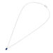 Collana Punto Luce Charlotte Oro Bianco Zaffiro - Collane Punto Luce Donna | Stroili