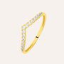 Anello Fantasia Claire Oro Giallo Cubic Zirconia