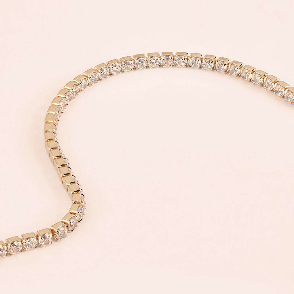 Bracciale Tennis Golden Dream Placcato Oro Giallo Cubic Zirconia - Bracciali Tennis Donna | Stroili