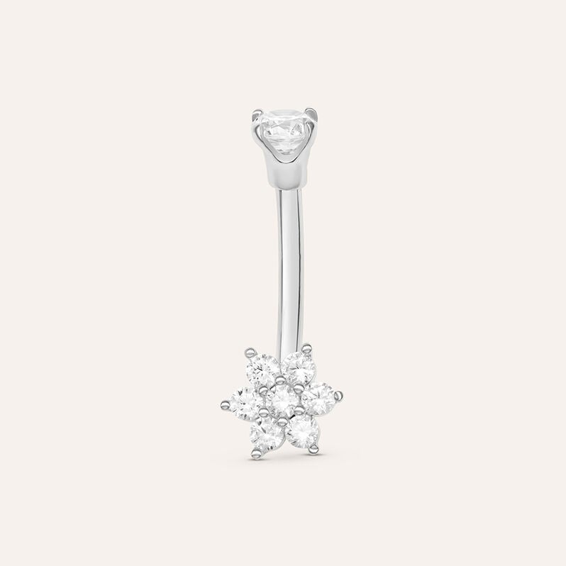 Piercing Ombelico Bon Ton Oro Bianco Cubic Zirconia - Gioielli Donna | Stroili